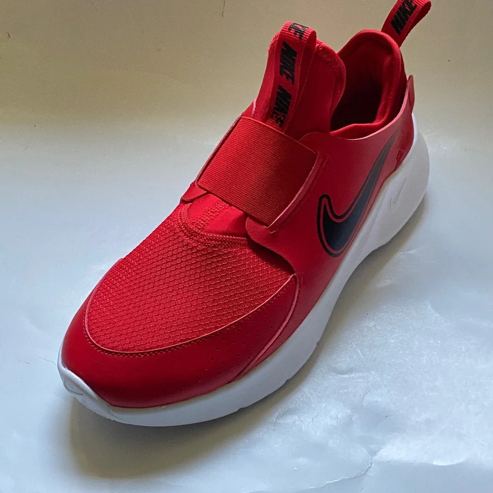 NIKE FLEX RUNNER 3 (GS)  Red /White, Kids Running Shoes Size 7Y FN1294-600 NWOB